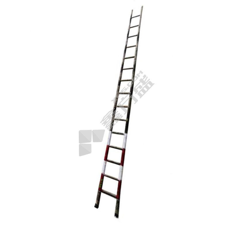 特立泰品 竹梯 含梯套 ZT-14 5.7米 15级 喷红白荧光漆