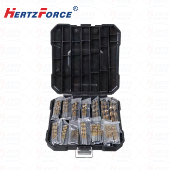 Hertzforce 直柄麻花钻套装 麻花钻头 HF-CKW-ZT99 99件套 1.5-10mm 单位：套 HF-CKW-ZT99